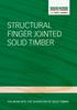 STRUCTURAL FINGER JOINTED SOLID TIMBER
