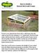 How to Build a Raised Bed Cold Frame