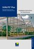 SUNLITE Plus. Installation Instructions for Greenhouses.  Multiwall Polycarbonate Sheet with Built-in Condensation Control