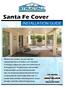 Santa Fe Cover INSTALLATION GUIDE. Alumawood TM Newport with MAXX Panel TM Installation Guide