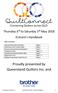 Proudly presented by Queensland Quilters Inc. and. Thursday 3 rd to Saturday 5 th May 2018 Entrant s Handbook. Table of Contents