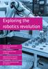 Exploring the robotics revolution