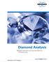 Diamond Analysis. Innovation with Integrity. Reliable identification and type determination by FTIR spectroscopy FTIR