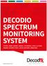 DECODIO SPECTRUM MONITORING SYSTEM