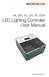 LED Lighting Controller User Manual