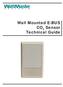 Wall Mounted E-BUS CO 2. Sensor Technical Guide
