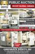 MULTI-AXIS CNC MACHINING & GEAR FACILITY AUCTION CONDUCTED BY: