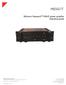 Wilcoxon Research PA8HF power amplifier Operating guide