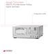Keysight Technologies E8257D PSG Microwave Analog Signal Generator. Configuration Guide