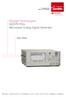 Keysight Technologies E8257D PSG Microwave Analog Signal Generator