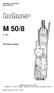 M 50/8. Wire Stitching Head. Operating - Instructions Spare parts list 04 / 2005
