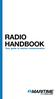 RADIO HANDBOOK. Your guide to marine communication