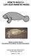 HOW TO BUILD A LIFE-SIZE MANATEE MODEL