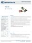 PT39 LEDs. Thermally Enhanced. PT39-TE Product Datasheet. PT39-TE Product Datasheet. Features: Table of Contents. Applications