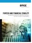 FINTECH AND FINANCIAL STABILITY EXPLORING HOW TECHNOLOGICAL INNOVATIONS COULD IMPACT THE SAFETY & SECURITY OF GLOBAL MARKETS
