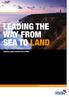 LEADING THE WAY FROM SEA TO LAND SURVEILLANCE RADAR SOLUTIONS