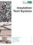 Insulation Test System