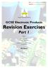 GCSE Electronic Products Revision Exercises Part 1