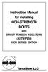 Instruction Manual for Installing HIGH-STRENGTH BOLTS