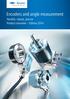 Encoders and angle measurement. Flexible, robust, precise Product overview Edition 2014