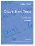 Ohio s State Tests PRACTICE TEST ALGEBRA I. Student Name