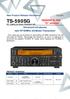 TS-590SG HF/ 50MHz All-Mode TRANSCEIVER_