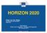 HORIZON Peter van der Hijden. ACA Seminar What s new in Brussels Policies and Programme 20 th January Research & Innovation.