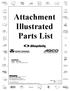 Attachment Illustrated Parts List