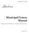 Municipal Census Manual