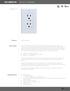 LOM-15 CD-LOM15-01 PRODUCT OVERVIEW. Product. Description. Specifications SKU: LOM-15. Duplex Receptacle