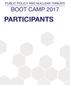 PUBLIC POLICY AND NUCLEAR THREATS BOOT CAMP 2017 PARTICIPANTS