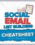 Social  List Building Cheatsheet. By: Dr. Ben Adkins
