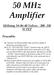 50 MHz Amplifier. Utilising Valves : W PEP