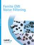 Ferrite EMI Noise Filtering