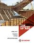 THE POWER OF RED STEEL-PLY CONCRETE FORMING SYSTEM APPLICATION GUIDE