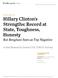 RECOMMENDED CITATION: Pew Research Center, March 2014, Hillary Clinton s Strengths: Record at State, Toughness, Honesty