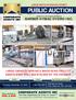 PUBLIC AUCTION BARBER HYMAC HYDRO INC. LARGE CAPACITY BORING & MACHINING FACILITY ASSETS WERE WELL MAINTAINED BY THE OWNERS! LARGE METALWORKING EVENT!