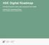 HSE Digital Roadmap. Transforming the online user experience for health