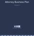 Attorney Business Plan. Sample 3