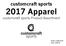 customcraft sports 2017 Apparel