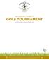 6th ANNUAL CHARITY GOLF TOURNAMENT. to support Scholastic Programming October 3, 2016