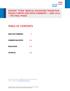 TABLE OF CONTENTS DUPONT TYVEK MEDICAL PACKAGING TRANSITION PROJECT (MPTP) EXECUTIVE SUMMARY JUNE 2016 THE FINAL PHASE EXECUTIVE SUMMARY 2