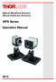 Optical Wavefront Sensors (Shack-Hartmann Sensors) WFS Series. Operation Manual