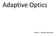 Adaptive Optics. J Mertz Boston University