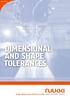 dimensional and shape tolerances HOT-ROLLED STEEL PLATES AND COILS