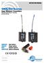 SMB/E01Series. Super Miniature Transmitters With Digital Hybrid Wireless Technology US Patent 7,225,135 INSTRUCTION MANUAL