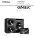 HT330A. Operating Manual Genelec HT330A Three-Way Active Loudspeaker