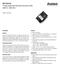 Data Sheet. AFCT-5815xZ 155 Mb/s Single Mode Fiber Optic Transceiver for ATM, SONET OC-3/SDH STM-1. Description General. Features. Transmitter Section