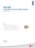 MAX-M8. u-blox M8 Concurrent GNSS modules. Data Sheet. Highlights