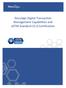DocuSign Digital Transaction Management Capabilities and xdtm Standard V1.0 Certification